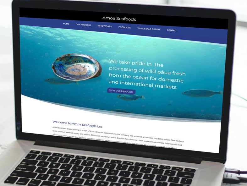 Amoa Seafoods Website